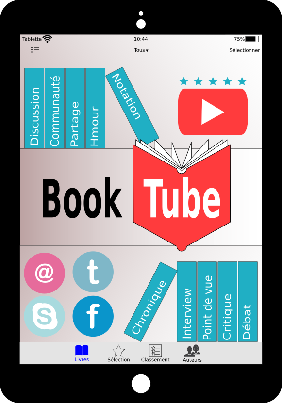 Logo Réaliser la présentation d'un livre à la façon d'un youtubeur