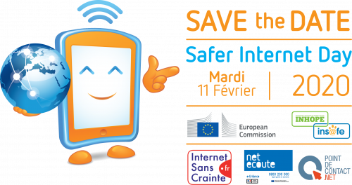 Logo Safer Internet Day 2020 : les écrans, les autres et moi