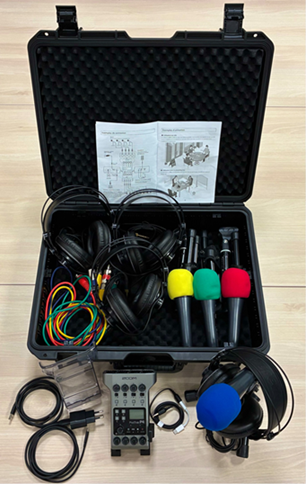 Logo Prêt kit studio de Podcast nomade (PodTrak P4) 